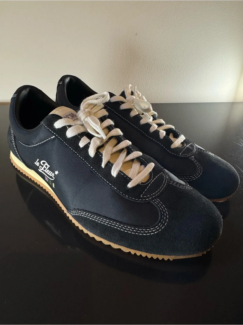 Converse Golf Le Fleur Black and White Low-Top Sneakers - Picture 2 of 6